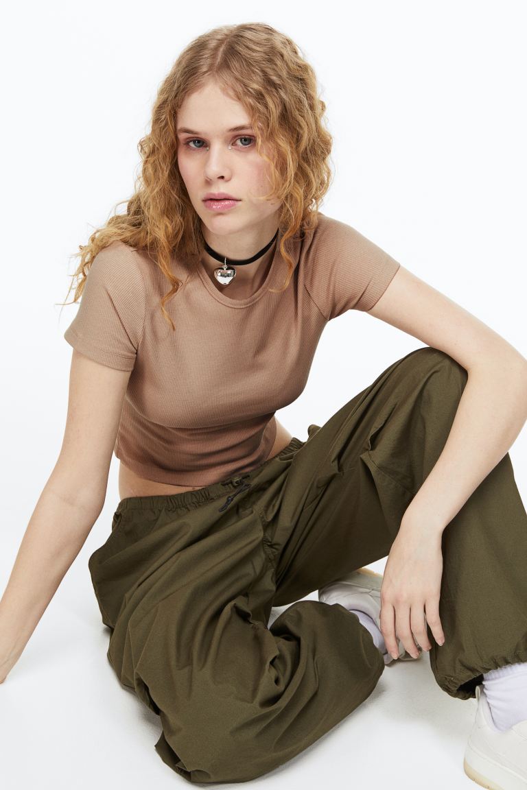 Cotton jersey top - Görsel 2